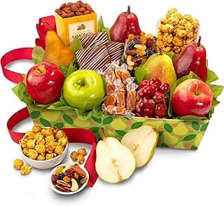 A Gift Inside Orchard Delight Fruit and Gourmet Basket