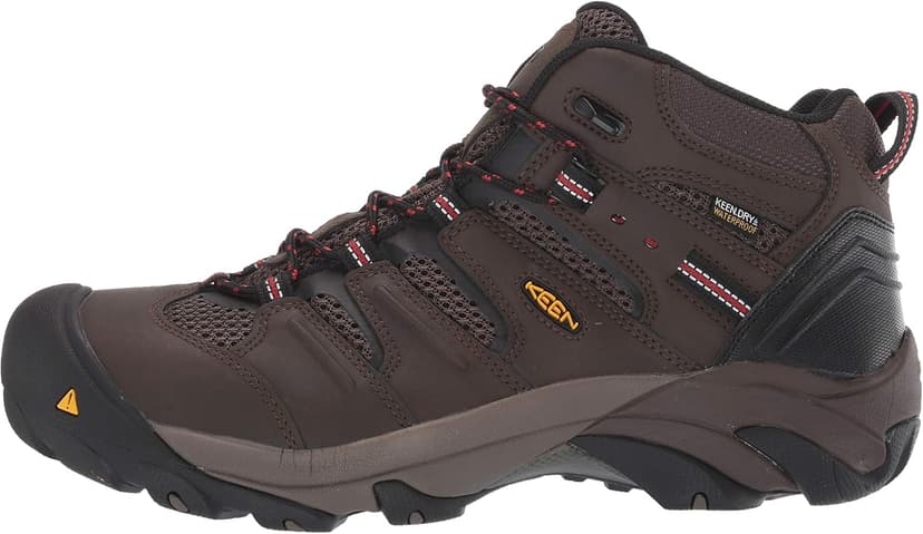 KEEN Utility Men's Lansing Mid Height Steel Toe Waterproof Work Boots