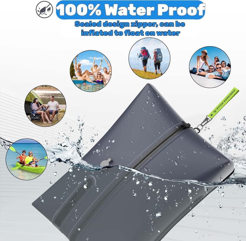 Vacuum Bags for Travel with Electric Pump,34L Waterproof Compression Bags for Carry On Suitcases and Backpack for Air Travel Vacation Camping Boating Outdoor Sports 2 Pack