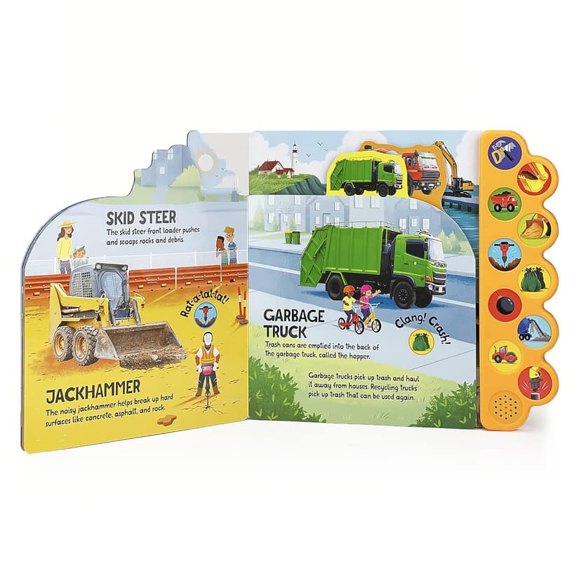 Dig It! Dump It! Build It! 10-Button Sound Book for Little Construction Lovers, Ages 2-7 1646385977