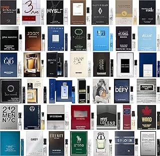High End Random Selection Designer Fragrance Cologne Sampler Set for Men - (Pack of 10 Sample Vials)