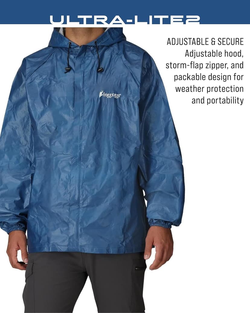 FROGG TOGGS Men's Ultra-Lite2 Waterproof Rain Jacket
