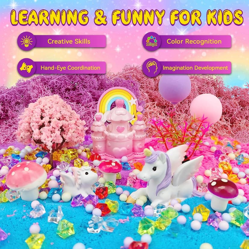 7july Unicorn Terrarium Crafts Kit for Kids-LED Night Light Up & Remote Unicorn Birthday Gifts Toys for Girls Ages5 6 7 8 9 10 Year Old-Christmas Gifts for Girls B0C88YHZMJ