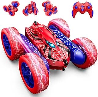 Remote Control Car,RC Cars Boys Toys for 3 4 5 6 7 8 9 10 11 12 Year Old Boy Double Sided 360°Flip 4WD Rechargeable Drift RC Race Car Birthday Gifts Christmas Basket Stuffers for Kids Age 3-12