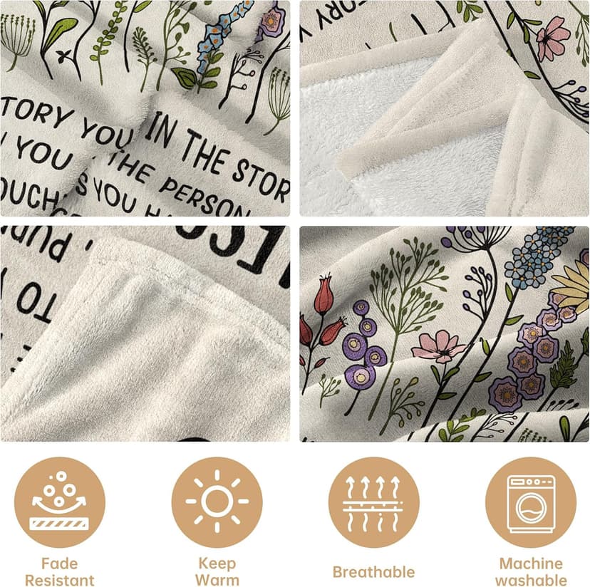 40 Year Old Birthday Gifts for Women, Friend, Sister, Mom, 1986 Bday Gift, Turning 40 Throw Blankets 50'' x 60'' Afterprints 40th Birthday Gifts Women, Chapter 40 Blanket Gift for Her B0F9W9BDSL