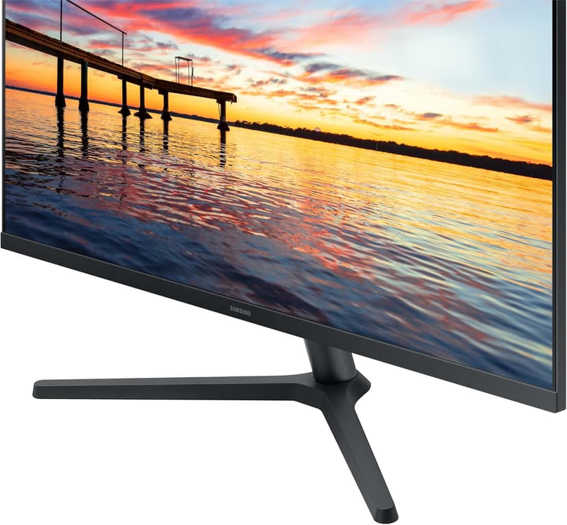 Samsung 32-Inch Flat Computer Monitor, 75Hz, Borderless Display, AMD FreeSync, Game Mode, Advanced Eye Care, HDMI and DisplayPort, LS32B304NWNXGO, 2024