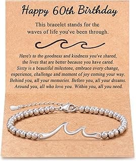 Tarsus Birthday Gifts for Women, Through The Waves of Life, Birthday Bracelet for Women Friend Sister Daughter Mom Grandma...