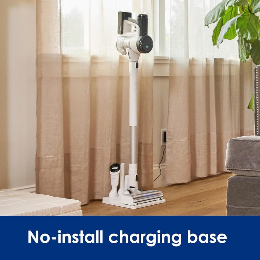 Tineco Pure ONE S15 Essentials Cordless Vacuum Cleaner, Stick Vacuum Rechargeable with Anti-Tangle Brush, LED Headlights for Hard Floor, Pet Hair & Home Cleaning