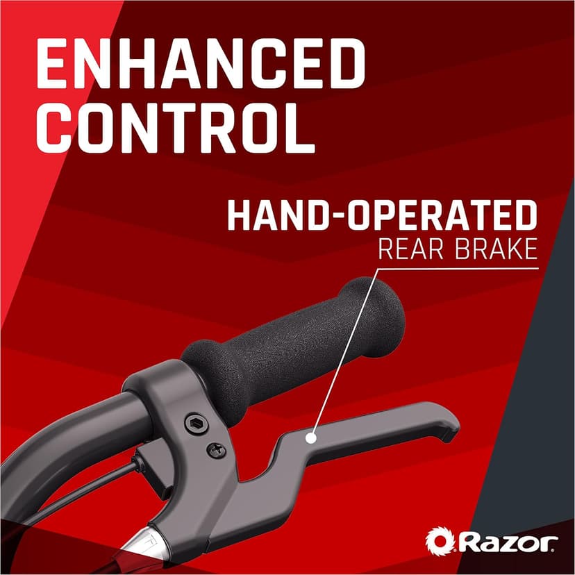 Razor MX125 Dirt Rocket Electric-Powered Bike with Authentic Motocross Geometry, Rear-Wheel Drive,100-watt, high-Torque, Chain-Driven Motor, for Kids 7+, Blue