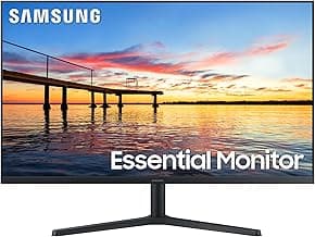 Samsung 32-Inch Flat Computer Monitor, 75Hz, Borderless Display, AMD FreeSync, Game Mode, Advanced Eye Care, HDMI and DisplayPort, LS32B304NWNXGO, 2024