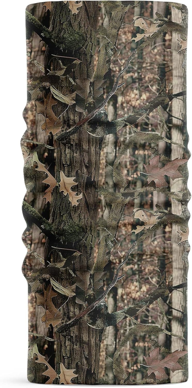 WTACTFUL 2-Pack Camouflage Face Mask Bandana for Men Women - Breathable, Seamless, Moisture Wicking & Versatile