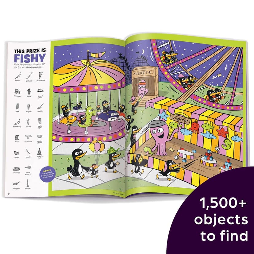 The Hardest Hidden Pictures Book Ever: Ultra-Challenging Brain Games for Kids Ages 8-12, Advanced Seek and Find Puzzles Book with Over 1,500 Hidden Objects to Find (Highlights Hidden Pictures) 1644723344