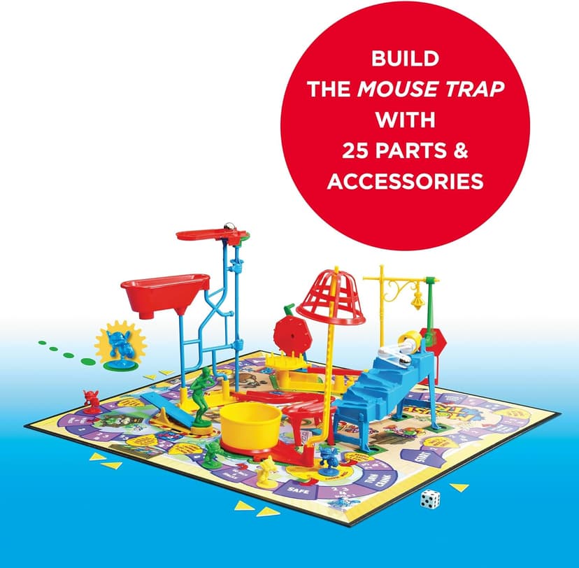 Mouse Trap Board Game For Kids Ages 6 and Up (Amazon Exclusive)