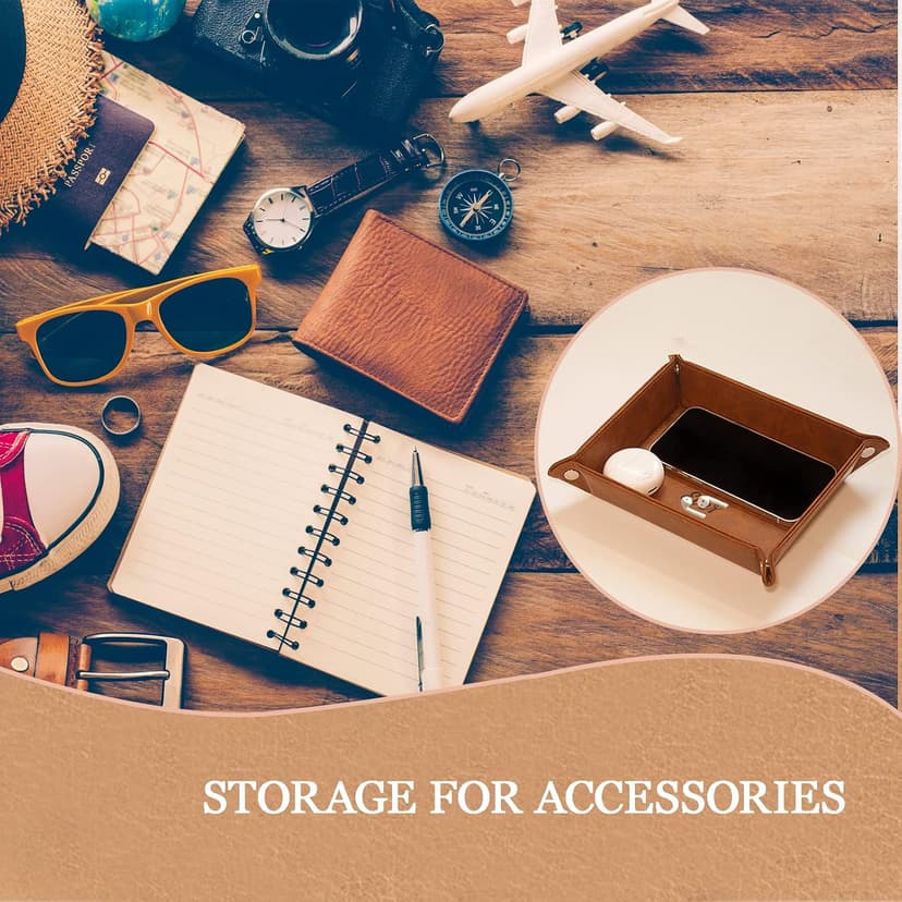 Best Husband Ever Gifts for Husband from Wife PU Leather Valet Tray & Keychain, Unique Gifts for Him Husband Who Has Everything at Birthday Valentines Day Christmas Anniversary B0B6TCG4XR