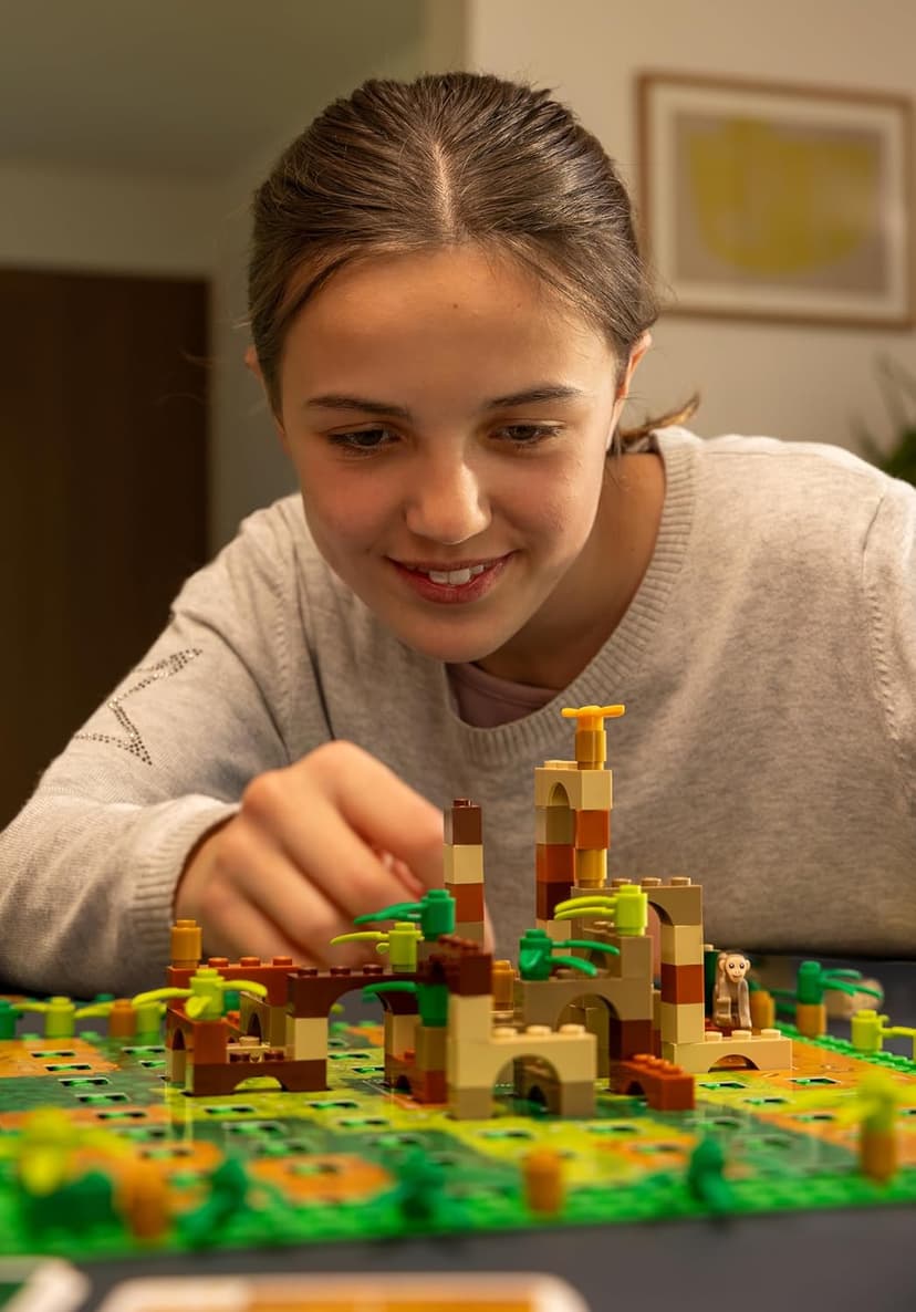 Monkey Palace - LEGO Board Game, Brick Building Strategy Board Game for Kids 8-12, Family Fun for Adults, LEGO Fun Toys for Kids & Families, 2-4 Players Ages 10+, 45 Minute Playtime