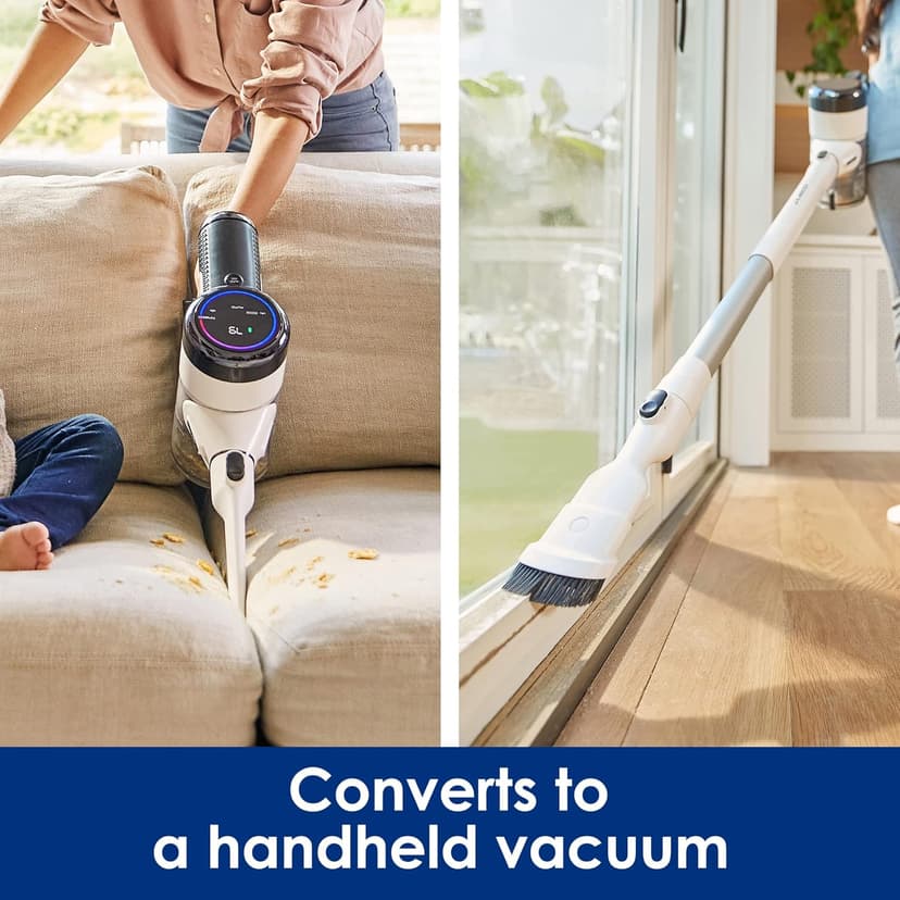 Tineco Pure ONE S15 Essentials Cordless Vacuum Cleaner, Stick Vacuum Rechargeable with Anti-Tangle Brush, LED Headlights for Hard Floor, Pet Hair & Home Cleaning
