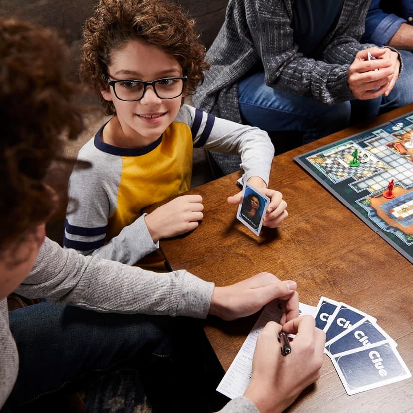 Clue Board Game for Ages 8 and Up, Reimagined Clue Game for 2-6 Players, Mystery, Detective, Family Games for Kids and Adults