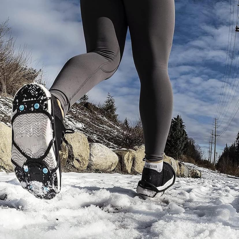 Due North Everyday G3 Ice Cleats for Shoes & Boots - Traction Spikes for Men & Women to Improve Grip on Snow & Ice