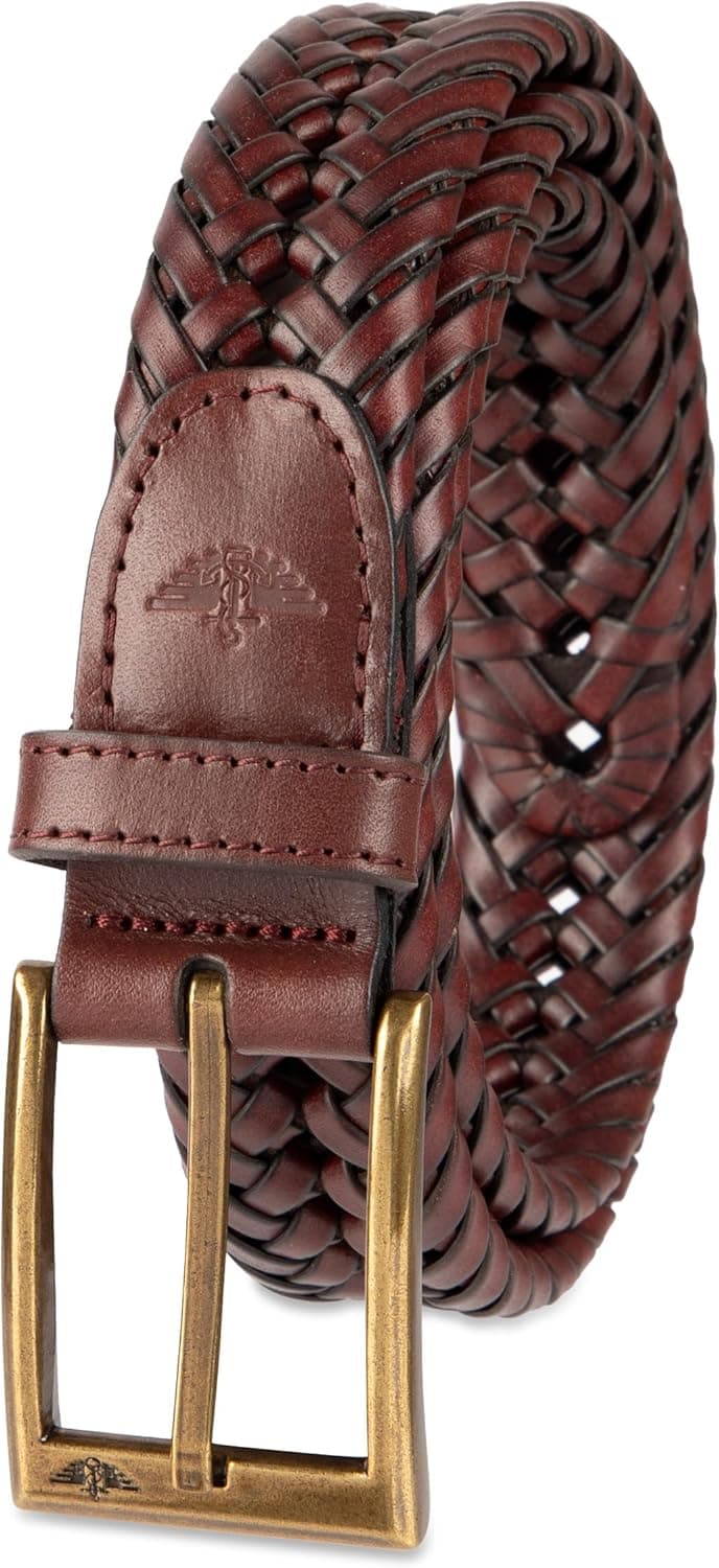 DOCKERS mens Braided Belt