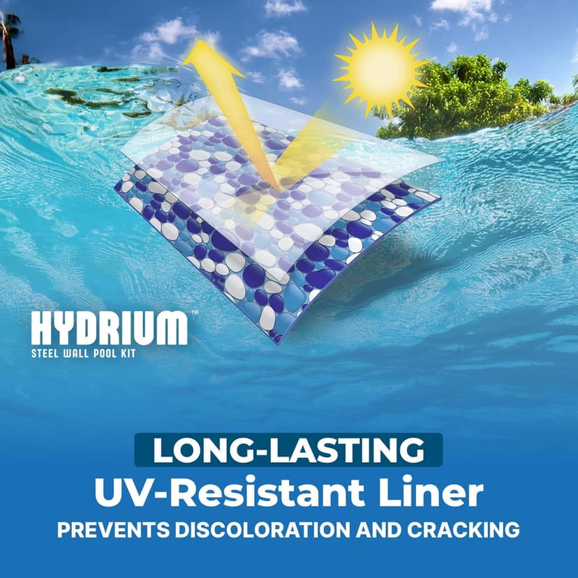 Bestway Hydrium Above Ground Swimming Pool, 15' x 48" Round Steel Wall Pool Set with Sand Filter Pump, Chemical Dispensers, and Accessories