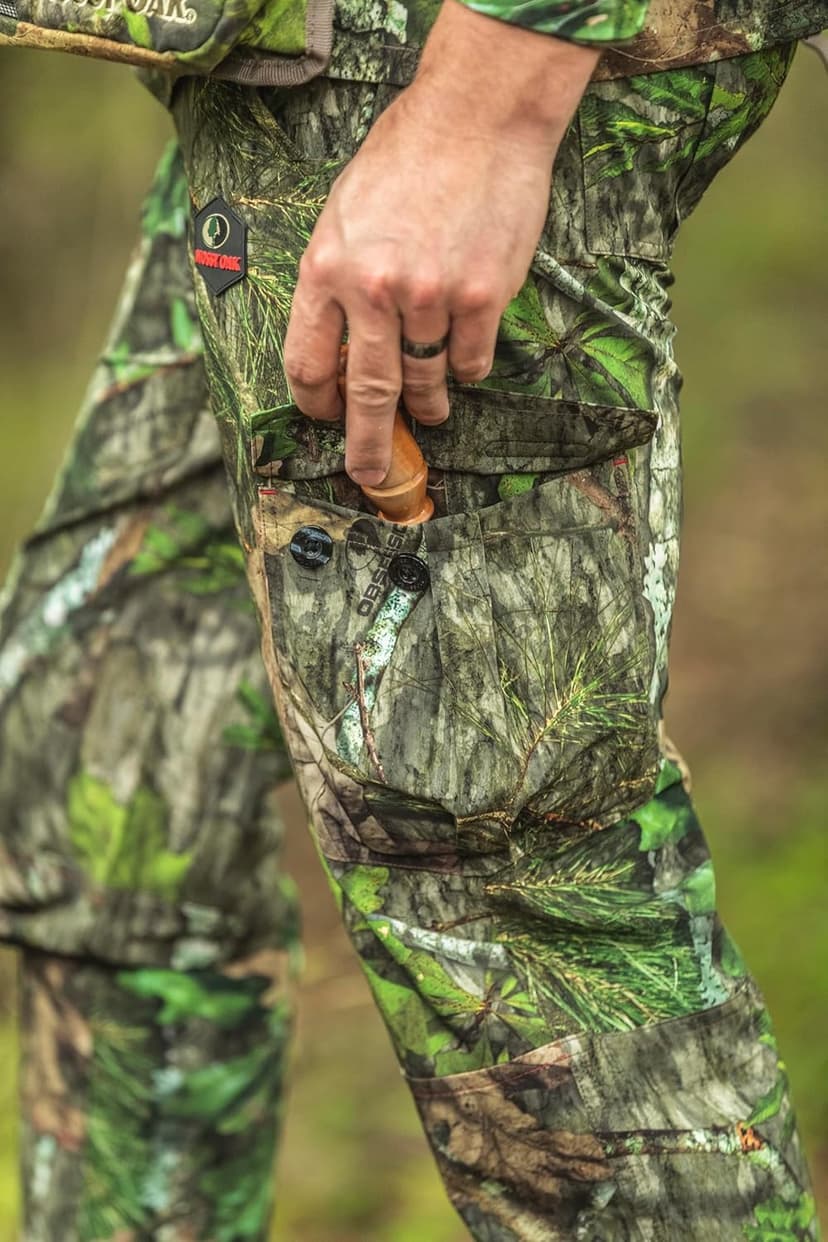 Mossy Oak Men's Men's Lightweight Camo Hunting Pants Tibbee