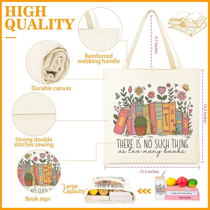 Book Lovers Gifts for Women, Accessories Bookish Gifts for Book Lovers Reading Readers Set of 8