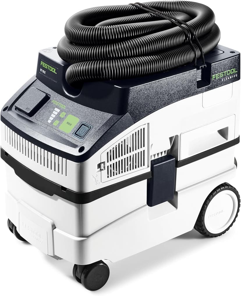 Festool 578441 CT 15 Dust Extractor – HEPA Filter, Automatic Tool Start, High-Power Suction & AutoClean System