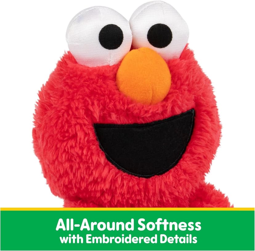 GUND Sesame Street Official Elmo Take Along Buddy Plush, Premium Plush Toy for Ages 1 & Up, Red, 13”