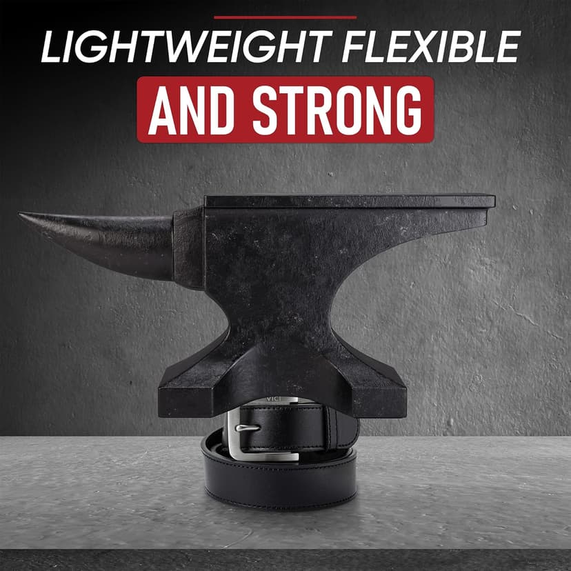 VICI Tactical Men's Steel Core Leather Gun Belt for Concealed Carry