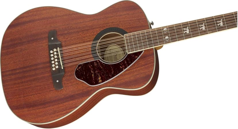 Fender Tim Armstrong Hellcat 12-String Concert Acoustic Guitar, with 2-Year Warranty, Natural, Walnut Fingerboard
