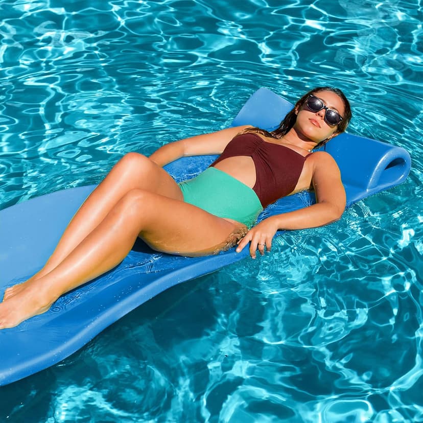 TRC Recreation Foam Swimming Pool Float, Floating Water Lounger, Splash 1.25”
