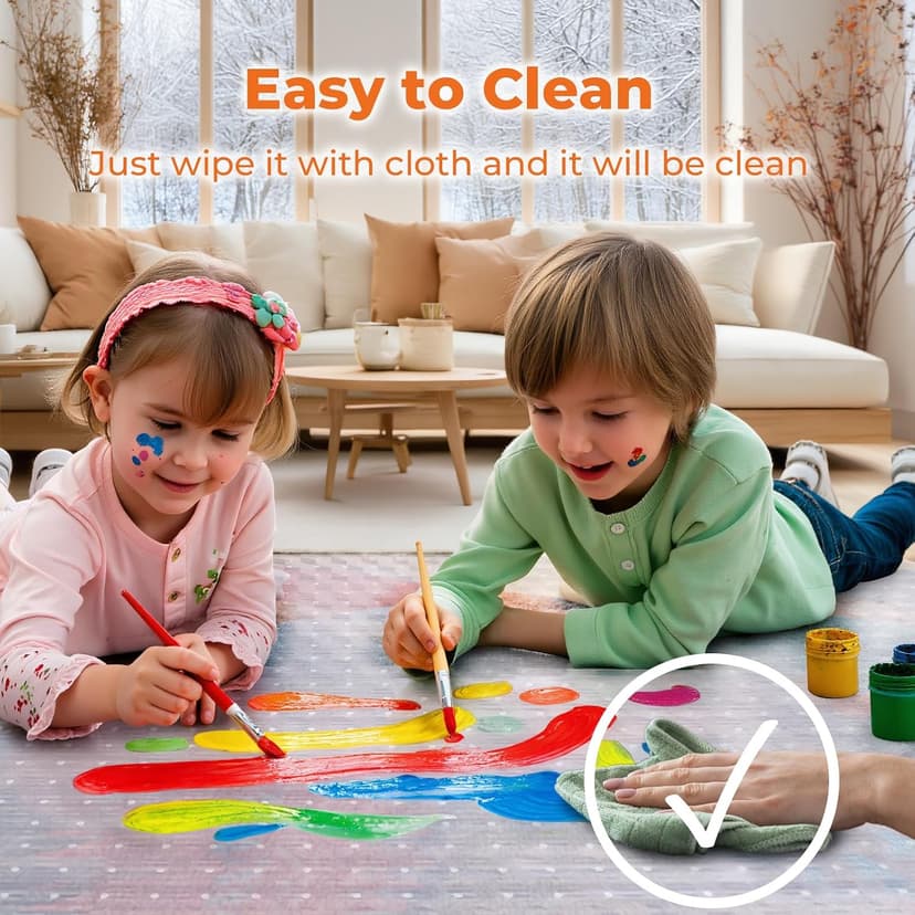 Office Chair Mat for Carpeted Floors, 48" x 30" Desk Chair Mat for Rolling Chairs on Low Pile Carpets, Easy Glide Floor Mat for Home, Gaming