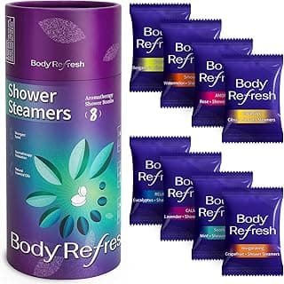 Shower Steamers Aromatherapy - Birthday Gifts for Women, 8 Pack Shower Bombs with Essential Oils, Stress Relief Home Spa Relaxation Gifts for Mom, Christmas Stocking Stuffers