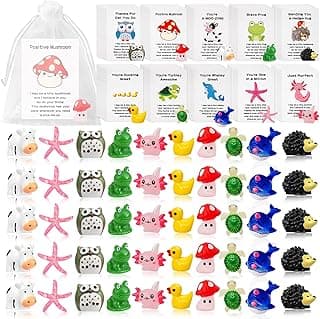 100 Set Employee Appreciation Gift Bluk for Coworkers Resin Animal Gifts with Pun Inspirational Note Cards for Thank You Office Staff Team Teachers, Nurses B0DXPVMLDZ