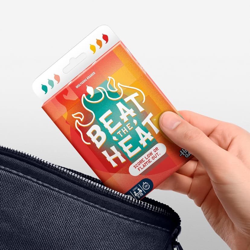 Beat The Heat Game | Family Party Card Game for Kids and Adults | Ages 8+ | 2 to 10 Players | 20 Mins. | Easy to Learn Strategy Card Games for Groups