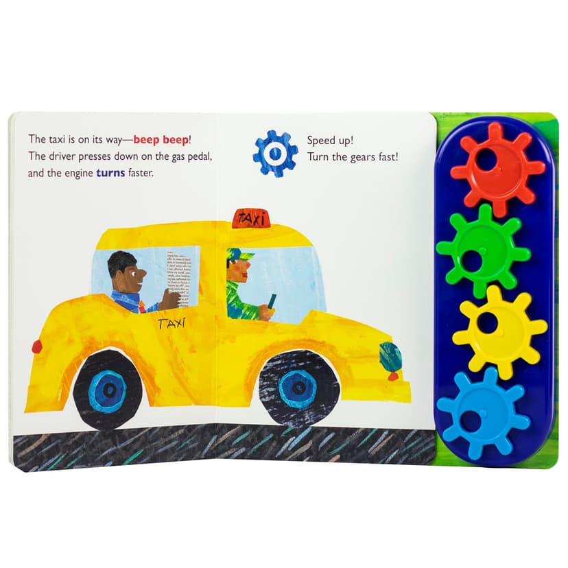 World of Eric Carle, Turn, Crank, Zoom! A STEM Gear Sound Book - PI Kids 1503735990