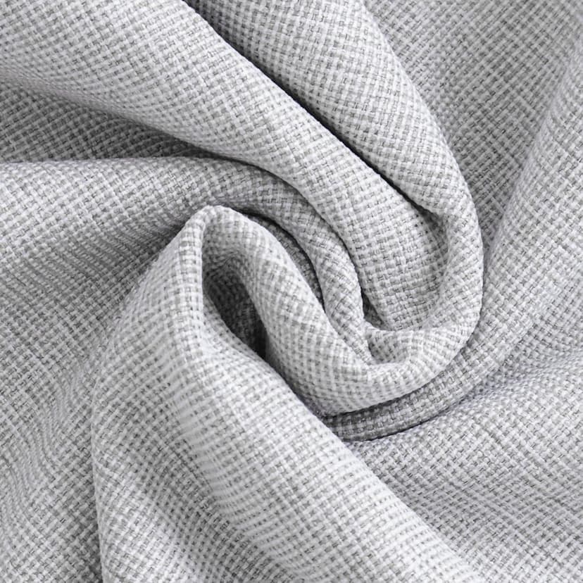 Suitable for Home Furniture Interior Decoration Fabric, coarse Texture Thickened Linen, Excellent Breathability, Handmade DIY Material (Light Gray, 1 Yard pre Cut)
