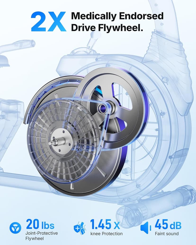 MERACH Recumbent Exercise Bikes for home, Light Commercial High-end Recumbent Bike for Seniors Adults, Magnetic Recumbent Exercise Bike with Smart Bluetooth and Exclusive App, LCD, Heart Rate Handle