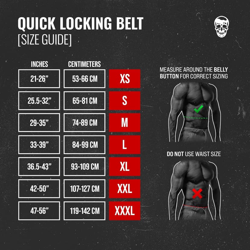 Gymreapers Quick Locking Weight Lifting Belt for Men Gym Belt for Powerlifting Deadlift Belt with 4 Inch Neoprene Metal Buckle Back Support Weightlifting Belt Women
