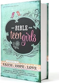 NIV, Bible for Teen Girls, Hardcover: Growing in Faith, Hope, and Love – The Perfect Christian Faith Gift for Your Teenage Girl, Age 13-18 0310749697