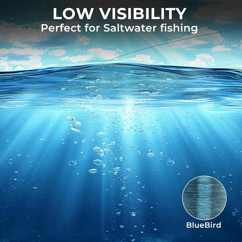 KastKing Destron Essential Monofilament Fishing Line, Advanced Polymer Coating for High Abrasion Resistance, Super Smooth, High Strength, Low Memory Mono Line, Fresh and Saltwater Fishing
