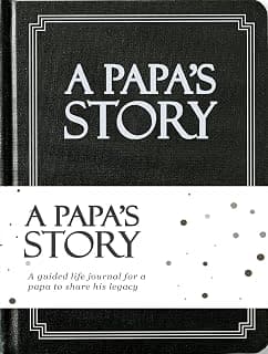 Papa's Life Story Journal (Hardcover): A Meaningful Keepsake for Papa to Share His Journey and Memories, Book Includes 250+ Prompt Questions, Sentimental Gifts for Father's Day, Birthday & Christmas B0D6B5SC9S
