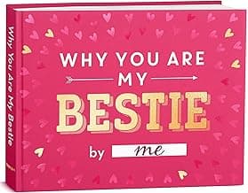 What I Love about Bestie Book - Best Friend Unique Gifts For Women, Friendship Gifts For Women - Best Friend Birthday Gifts - Personalized Christmas Gifts for Best Friends Fill-in-the-Blank Journal