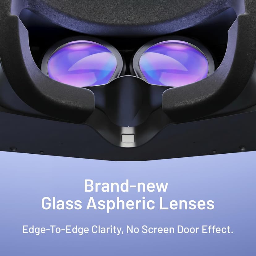 Pimax Crystal Light VR Headset for PC,2880x2880 per Eye,8K QLED Display with Local-Dimming,Inside-Out Tracking,PC VR Headset for Flight Sims,iRacing & Gaming (Full Payment Version)