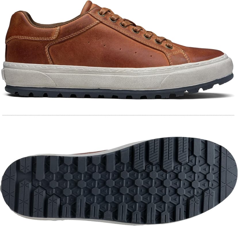 Jousen Men's Shoes Leather Casual Shoes for Men Fashion Sneakers Business Casual Dress Shoes