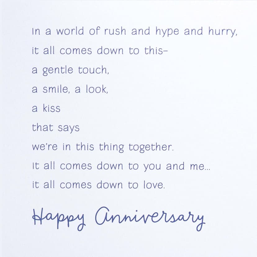 Hallmark Anniversary Card (Nested Hearts) (0599RZB1120)