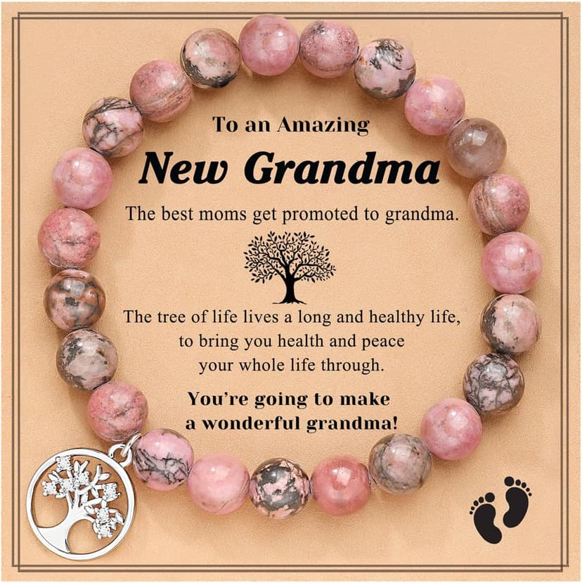 UNGENT THEM Tree of Life Bracelet for Women, Gifts for Grandma, Nana, Mother in Law, Mom, Gigi, Mimi, Aunt, Sister in Law, Teacher, Birthday Christmas Wedding Mothers' Day Gifts