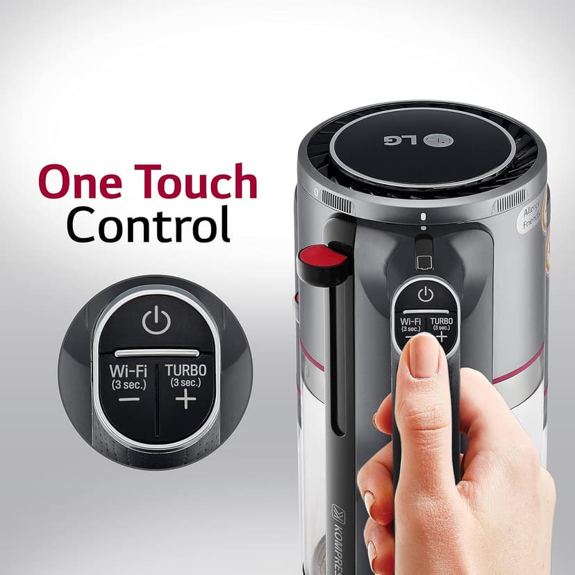 LG CordZero Cordless Stick Vacuum, 2 Batteries, 120 Min Run Time, Powerful Cleaning for Carpet, Hard Floors & Pet Hair, Lightweight, High-Capacity Dust Bin, 10-Year Motor Warranty, A926KSM (Renewed)