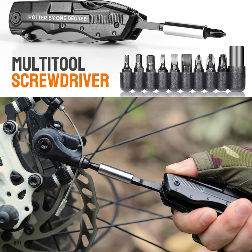 Graduation for Him Gifts, “HOTTER BY ONE DEGREE” Multitool Knife, Practical College Graduation Decorations 2026, Masters Degree Grad Gifts, Gift for Son Graduate Students Camping, Hiking, Fishing B0GL3J9STK