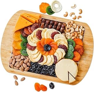Cheese and Snack Charcuterie Board | Gift Basket forThanksgiving, Christmas, Holidays, Parties, Host, Hostess, Party Platter, Savory Assortment Tray | Bonnie and Pop